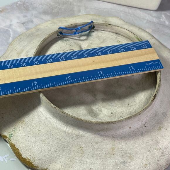 Antique Josef Strnact 3D Neuschwanstein Castle Germany plate . - Picture 8 of 8